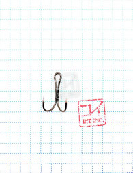 Крючок KOI SHORT DOUBLE HOOK, размер 6 INT, цвет BN, двойник 10 шт.