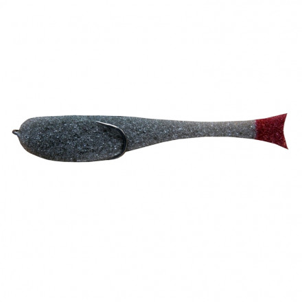 Рыбка поролон Helios 8см черная кр. №1, цена за 1 шт.