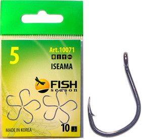 Крючок FISH SEASON Iseama-ring №7 BN 10шт 10071-07F
