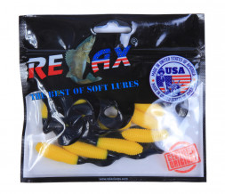 Твистер RELAX Twister 4 цвет TS071 упаковками по 10 шт, цена за 1 шт.