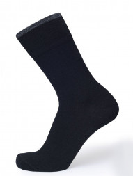 Носки Norveg Dry Feet мужские для мембранной об., цвет черный с серой полосой, разм 45-47