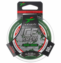 Леска Intech Ice Khaki moss green 0.126 50м