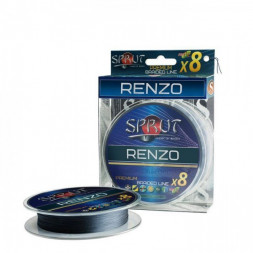 Леска плетеная Sprut Renzo Soft Premium X 8 Space Gray 0.12 95м
