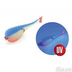 Поролоновая рыбка Yaman на двойнике, р. 125 мм, цвет 22 UV 5 шт.