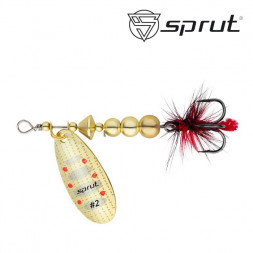 Блесна Sprut Caspia Spinner №2 4.5г/G