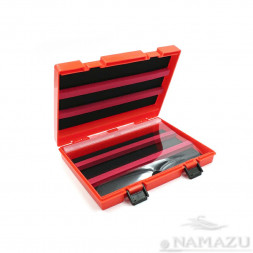 Коробка для микроблесен Namazu Pro TiA TAKE-BAIT Case-Book, 200х145х34 мм