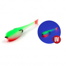 Поролоновая рыбка Yaman на двойнике, р. 110 мм, цвет 23 UV 5 шт.