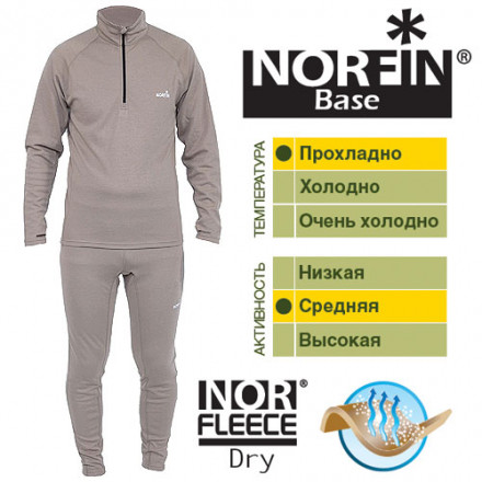 Термобельё Norfin BASE 01 р.S