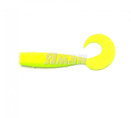 Твистер YAMAN Lazy Tail Shad, р.5 inch цвет #02 - Chartreuse уп. 4 шт.