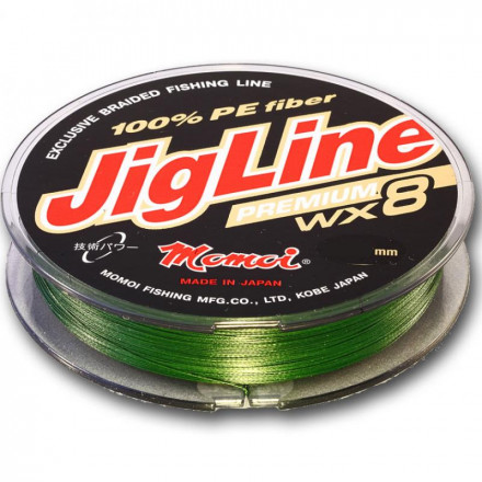 Шнур JigLine Premium 025мм, 20кг, 150м, хаки