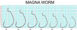 Крючок FISH SEASON Magna Worm №2/0 5шт офсет. 4009-008-2/0F