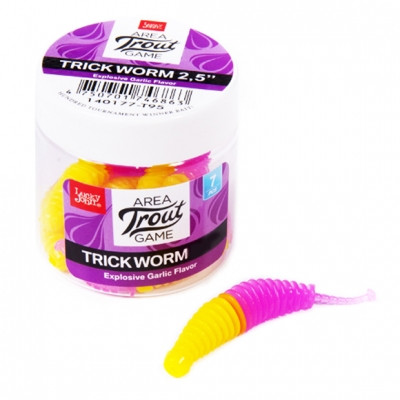 Слаг Lucky John Pro S Trick Worm съедоб. 06,35 7шт 140177-T95