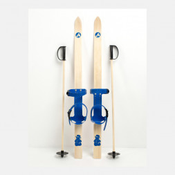 Комплект Маяк лыжный детский 130см с креплением Junior и палками