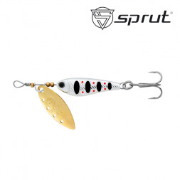 Блесна Sprut Alpina Long Spinner №2 9г/STR-G