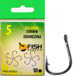 Крючок FISH SEASON Idumezina-ring №10 BN 8шт 10008-10F