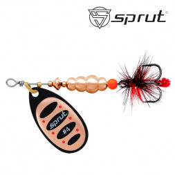 Блесна Sprut Alba Ball System Spinner №4 12.5г/BKC