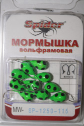 Мормышка W Spider Капля с отв. краш. MW-SP-1250-115, цена за 1 шт.