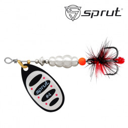 Блесна Sprut Alba Ball System Spinner №4 12.5г/BKS
