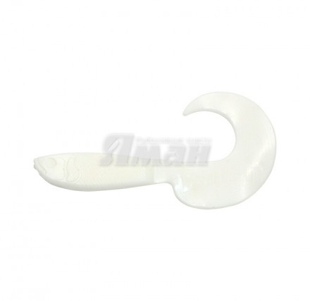 Твистер YAMAN Mermaid Tail, р.5 inch цвет #01 - White уп. 5 шт.