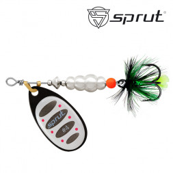 Блесна Sprut Alba Ball System Spinner №4 12.5г/BKS1