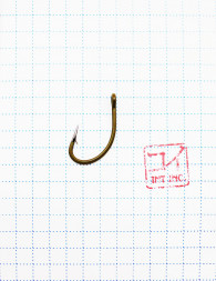 Крючок KOI GRIP CARP HOOK, размер 2 INT, цвет BN 10 шт в уп.