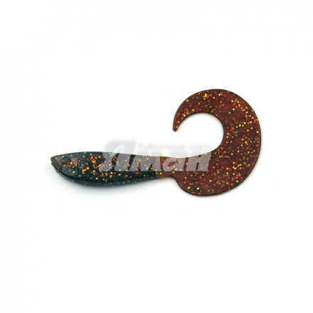 Твистер YAMAN Mermaid Tail, р.5 inch цвет #09 - Motor Oil уп. 5 шт.