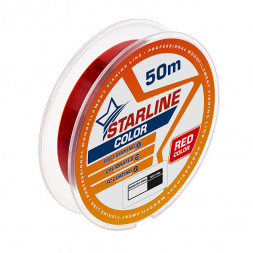 Леска IAM STARLINE 50m Красный d0.203