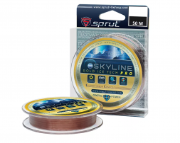 Леска Sprut Skyline Fluorocarbon Composition IceTech PRO Gold 0.255 50м