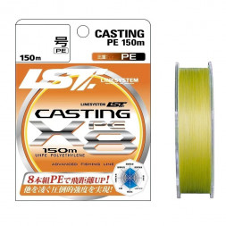 Шнур LINESYSTEM Casting PE X8 #0.8 (150m) yellow