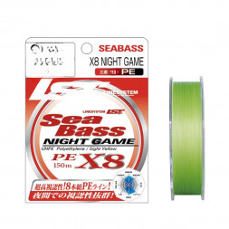 Шнур LINESYSTEM Sea Bass X8 Night Game #1.2 (150m)