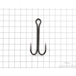 Крючок Namazu «Double Hook Long», размер 2 INT, цвет BN, двойник 50 шт./144/