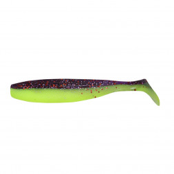 Виброхвост YAMAN PRO Sharky Shad, р.5,5 inch, цвет #26 - Violet Chartreuse уп 5 шт.