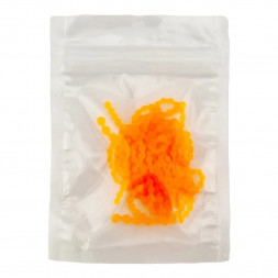 Икра Goldfish светонакопительная на рипуса 3мм, цвет оранжевый, вкус креветка