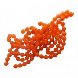 Икра Goldfish светонакопительная на рипуса 3мм, цвет оранжевый неон, вкус икра