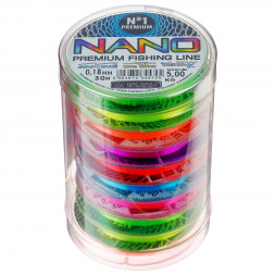 Леска BALSAX Nano Mix tube 0.18 30м цена за 1 шт.