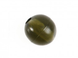 Бусина фидерная Namazu Soft Beads, PVC, d-5 мм, круглая, цв. темно-зеленый 20 шт