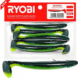 Риппер Ryobi SKYFISH 71mm, цвет CN012 fresh kiwi, 5шт