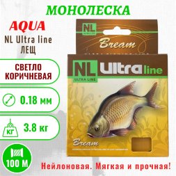 Леска Aqua NL Ultra Bream лещ 0.18 100м