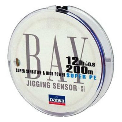Шнур Daiwa Bay Jigging Sensor PE 200m 1.2 цветная 5,75 кг.