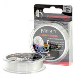 Леска Kraken Fluorocarbon 0.19 30м