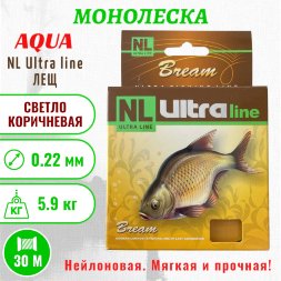 Леска Aqua NL Ultra Bream лещ 0.22 30м