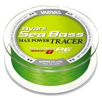 Шнур Varivas PE Avani Sea Bass MAX POWER TRACER Green PE 150 m #1.0 18.1LB