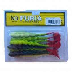 Виброхвост KYODA FURIA FA4, размер 10,2 см, цвет S189 8 штук