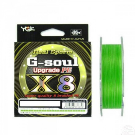 Шнур YGK G-Soul Upgrade PE X8 200м р-р 2,0, 0,235мм