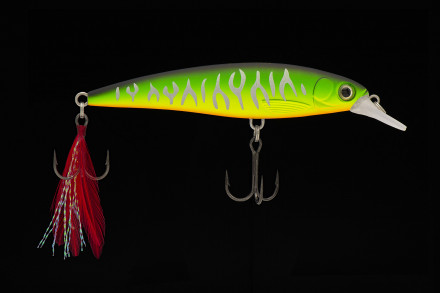 Воблер KYODA Luck Minnow-100SU 10 см 15 гр цвет P296, заглубление 1,0-1,2 м