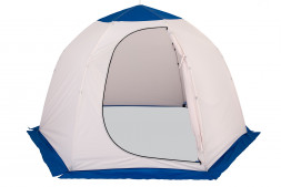 Палатка зонт CONDOR зимняя 2,0 х 2,0 х 1,6 белый/синий