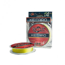 Леска плетеная Sprut Keitaro Ultimate X 4 Fluo Yellow 0.12 140м