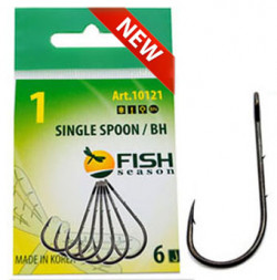 Крючок Fish Season Single spoon baitholder №6 BN 7шт 10121-06F