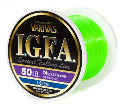 Леска Varivas троллинговая IGFA Special Trolling Line, 900 м, 130lbs
