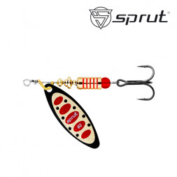 Блесна Sprut Atra Spinner №3 11.5г/BKGR